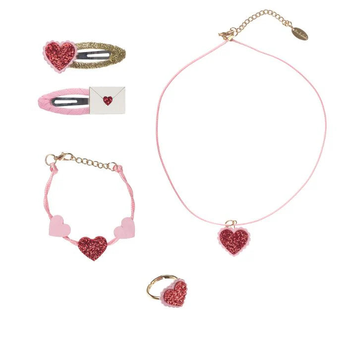 Rockahula Kids-Love Hearts Hair and Jewellery Set