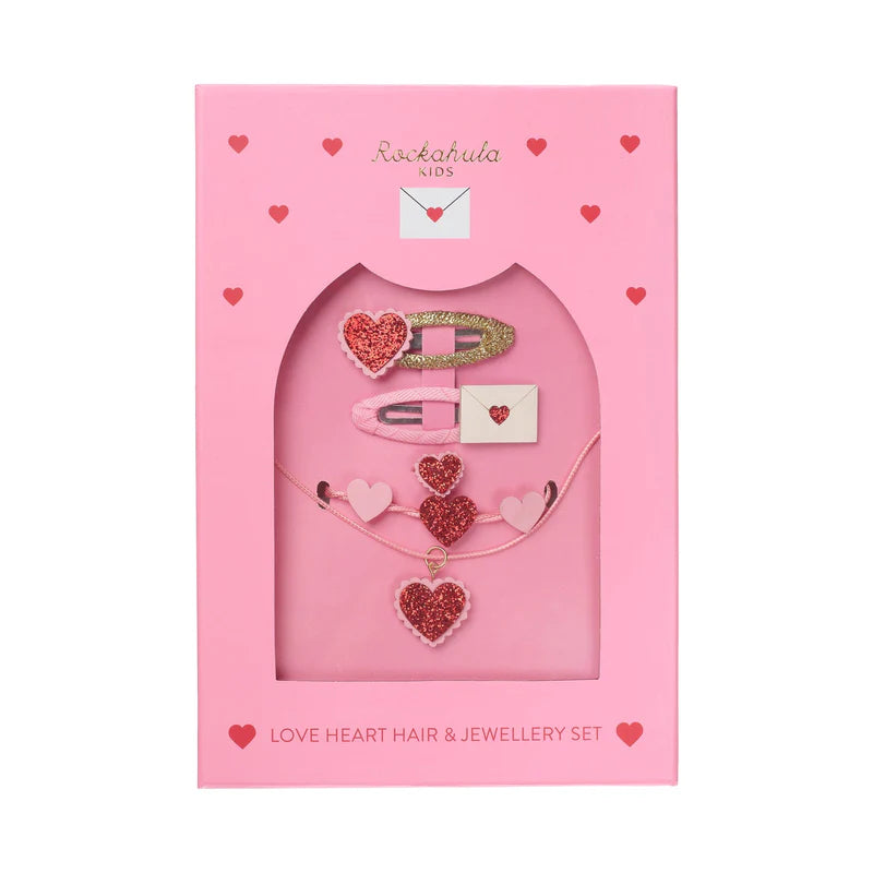 Rockahula Kids-Love Hearts Hair and Jewellery Set