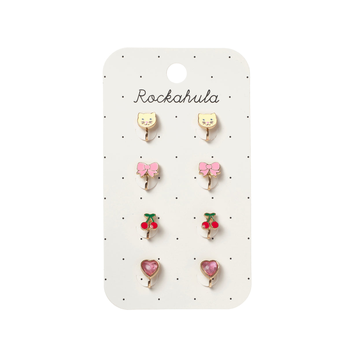 Rockahula Kids-Cute Kitten Clip On Earrings
