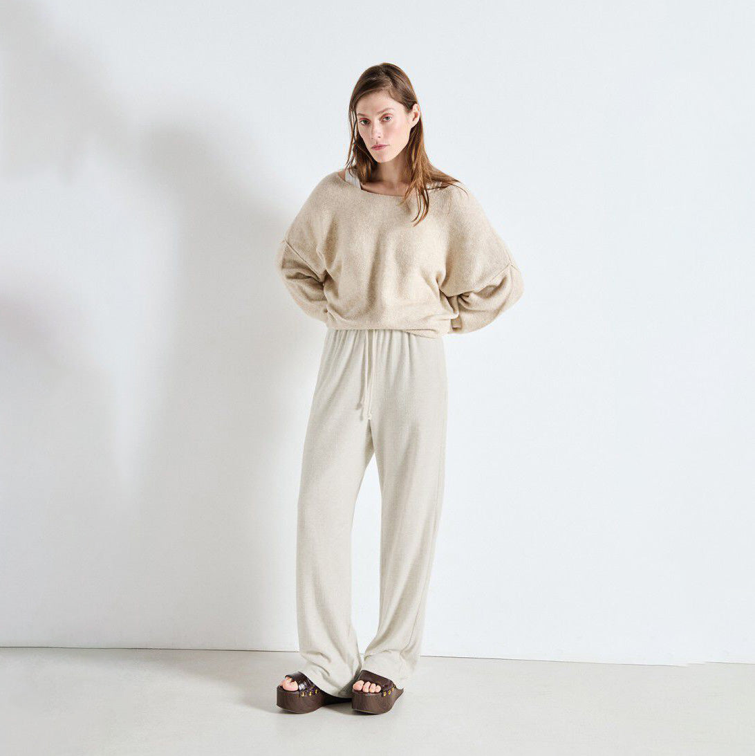 American Vintage-Women Jogging Ample Ypawood Gris Chine