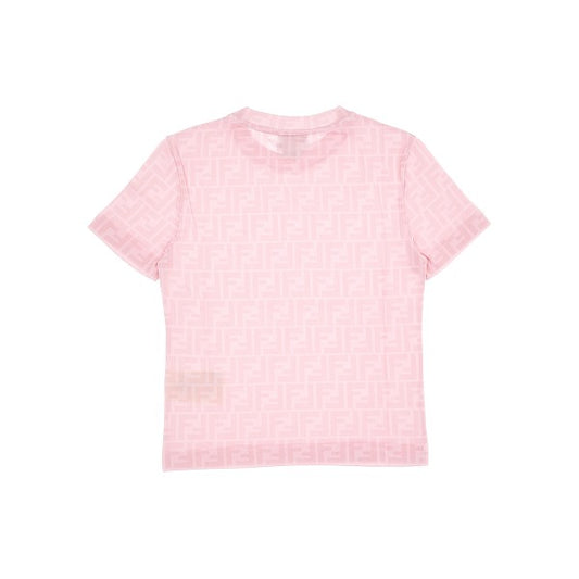 GIRL SS TEE WITH FF PATTERN ALLOVER
