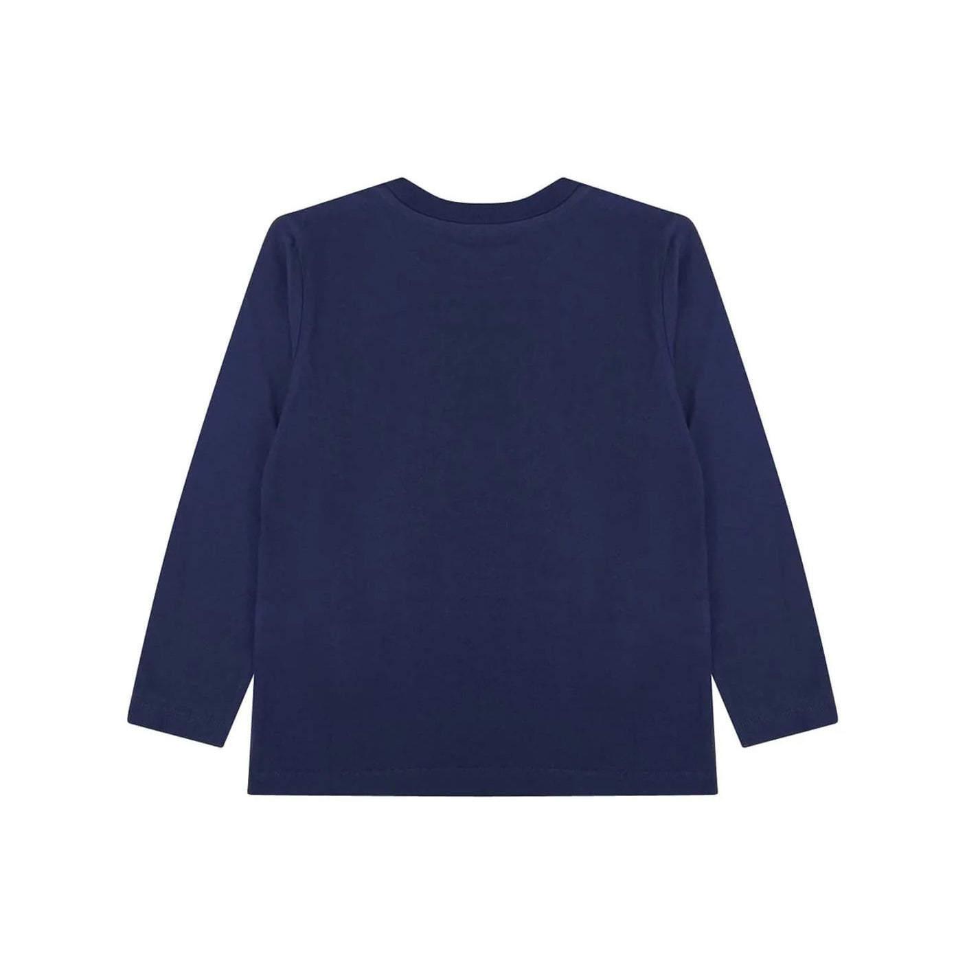 Moschino-Kids Blue Navy Bear Printed T-Shirt