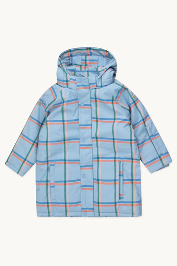 CHECK SNOW JACKET MILKY BLUE-NEW ARRIVAL