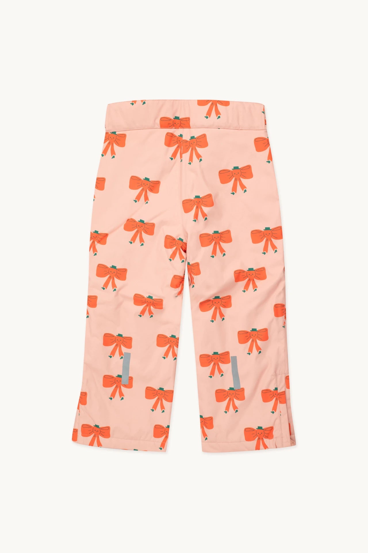 TINY BOW SNOW PANT PEACH-NEW ARRIVAL