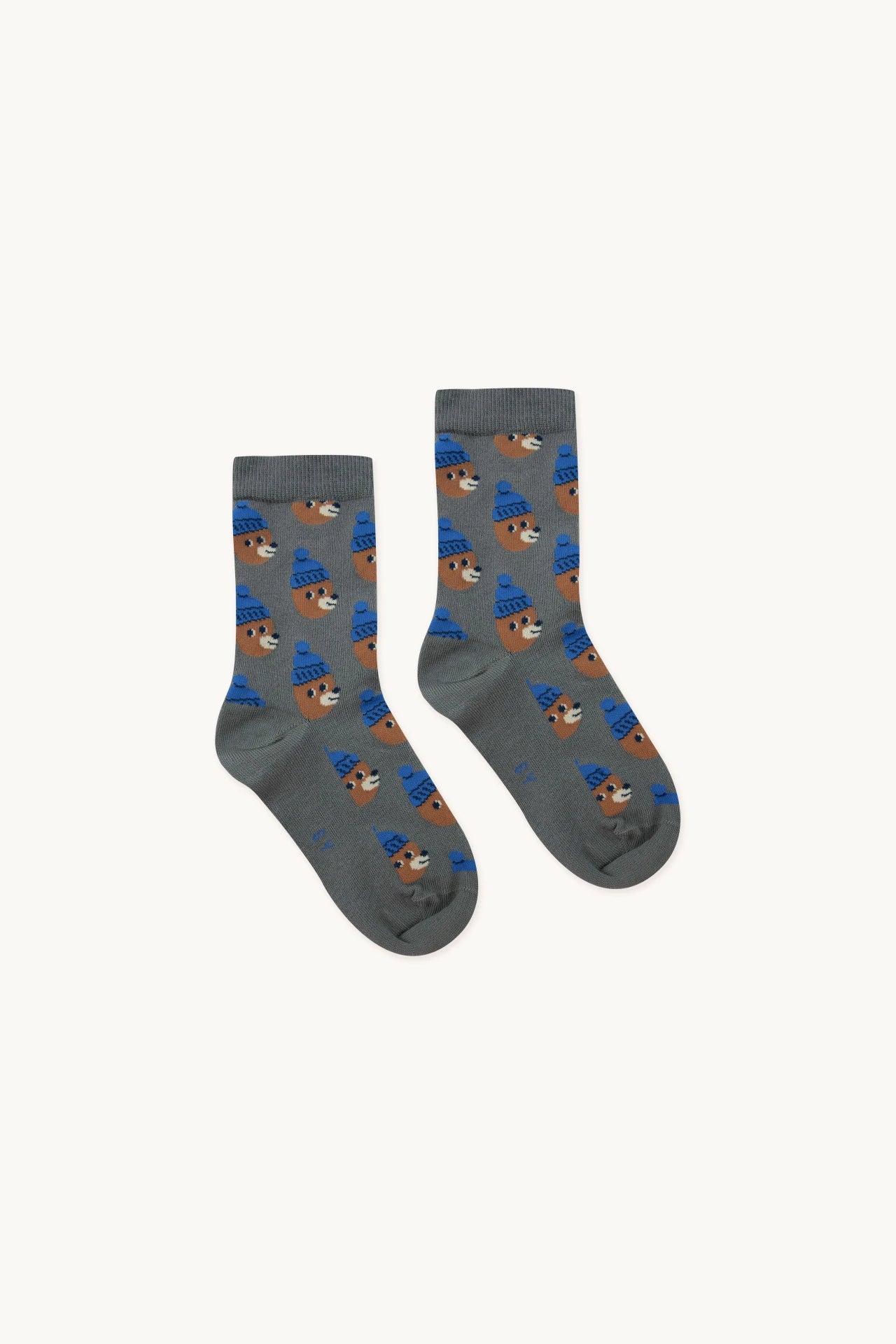 BEARS MEDIUM SOCKS  dark grey