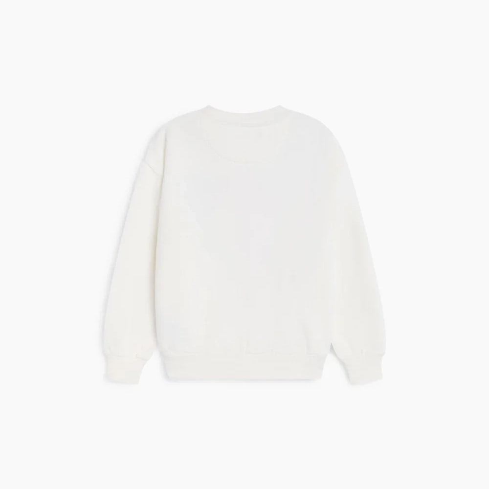 The New Society-Bay Sweatshirt Whisper White