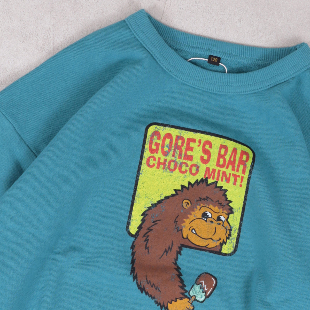 Markey's-Print Crew Neck Sweatshirt Emerald
