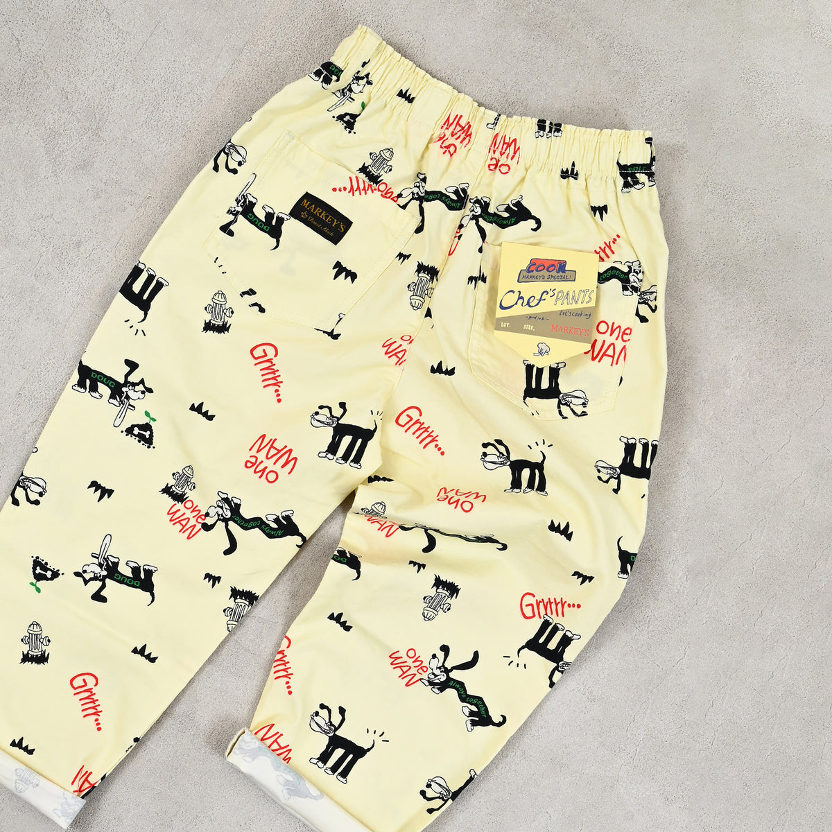 Markey's-Chef Pants Off White Print