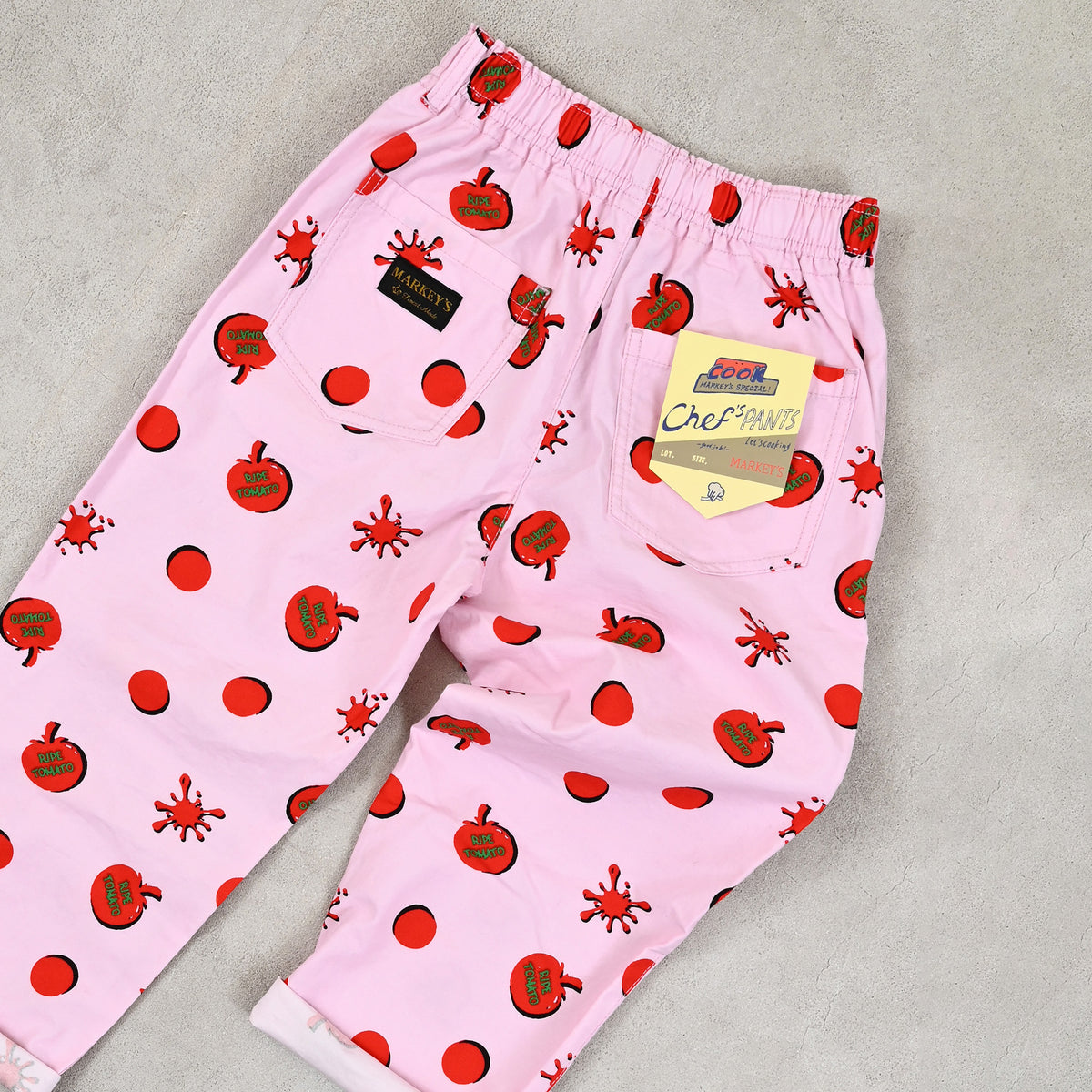 Markey's-Chef Pants Pink Print