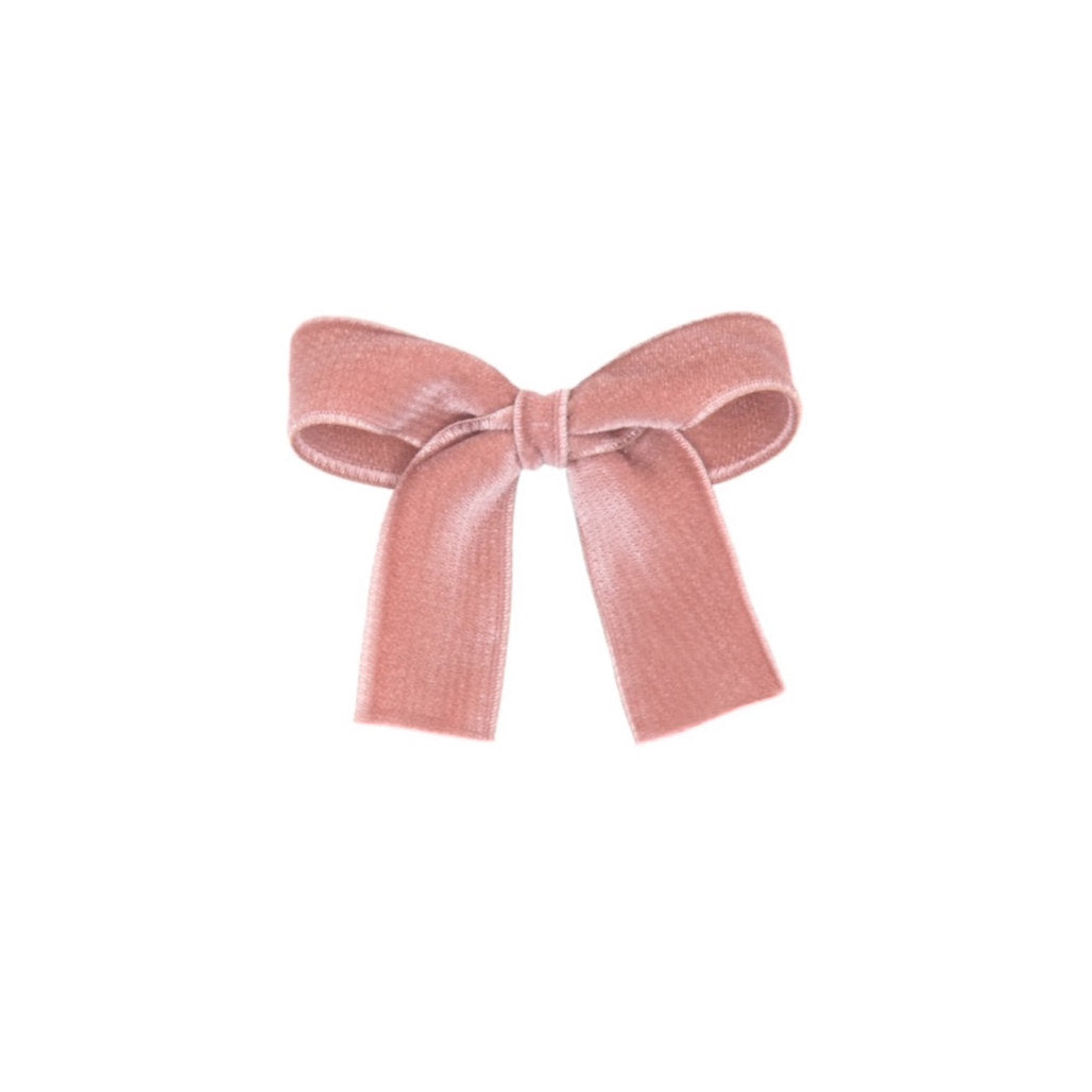 Olilia-Medium Velvet Bow-Sweet nectar
