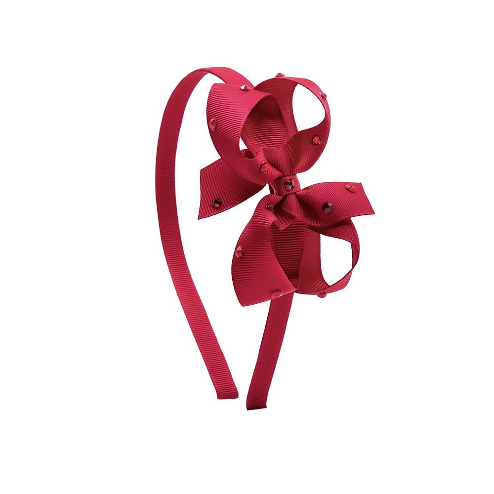 Olilia-Medium Classic Hard Headband-Scarlet