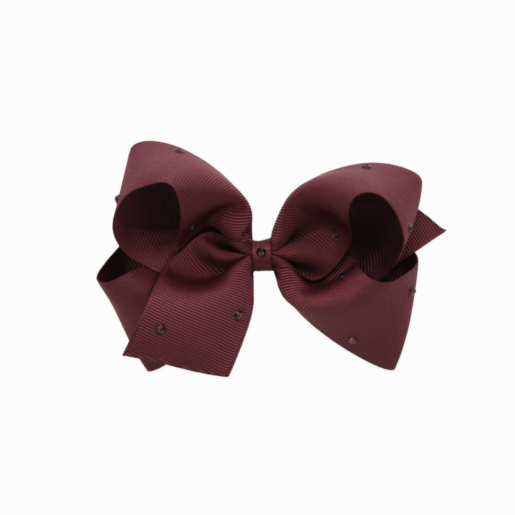 Olilia-Olivia Bow-Burgundy