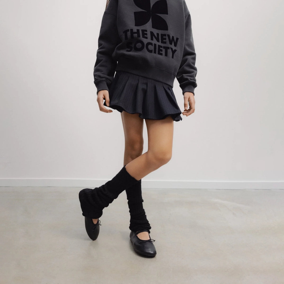 The New Society-Faith Teen Skirt Black Iris