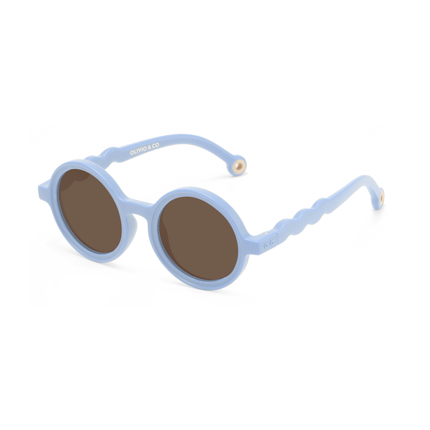 Olivio & Co-Kids Round Sunglasses Blueberry