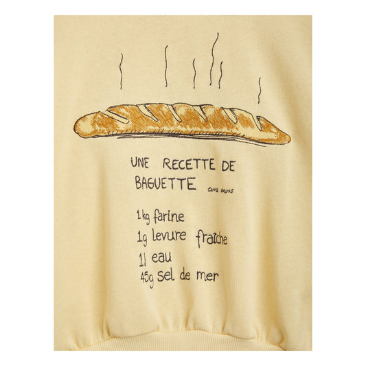 CHILDRENSWEAR Baguette emb collar sweatshirt