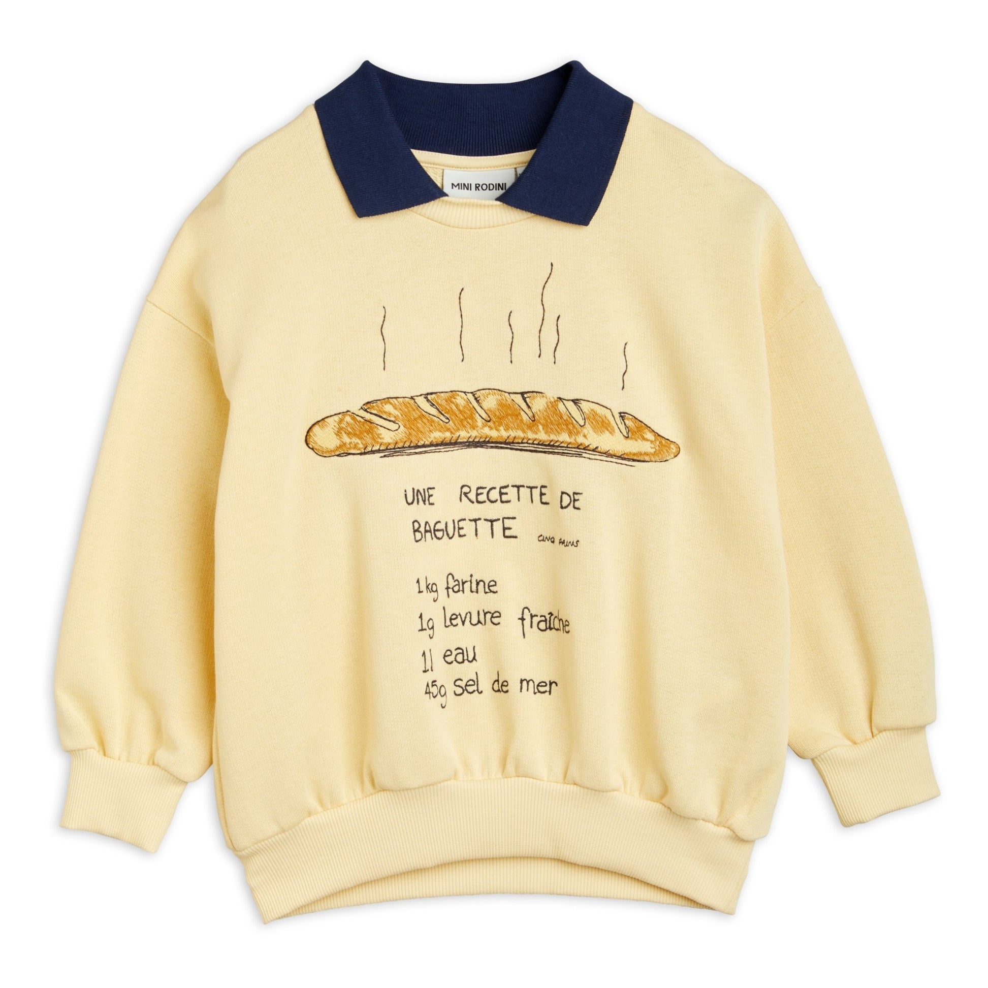 CHILDRENSWEAR Baguette emb collar sweatshirt