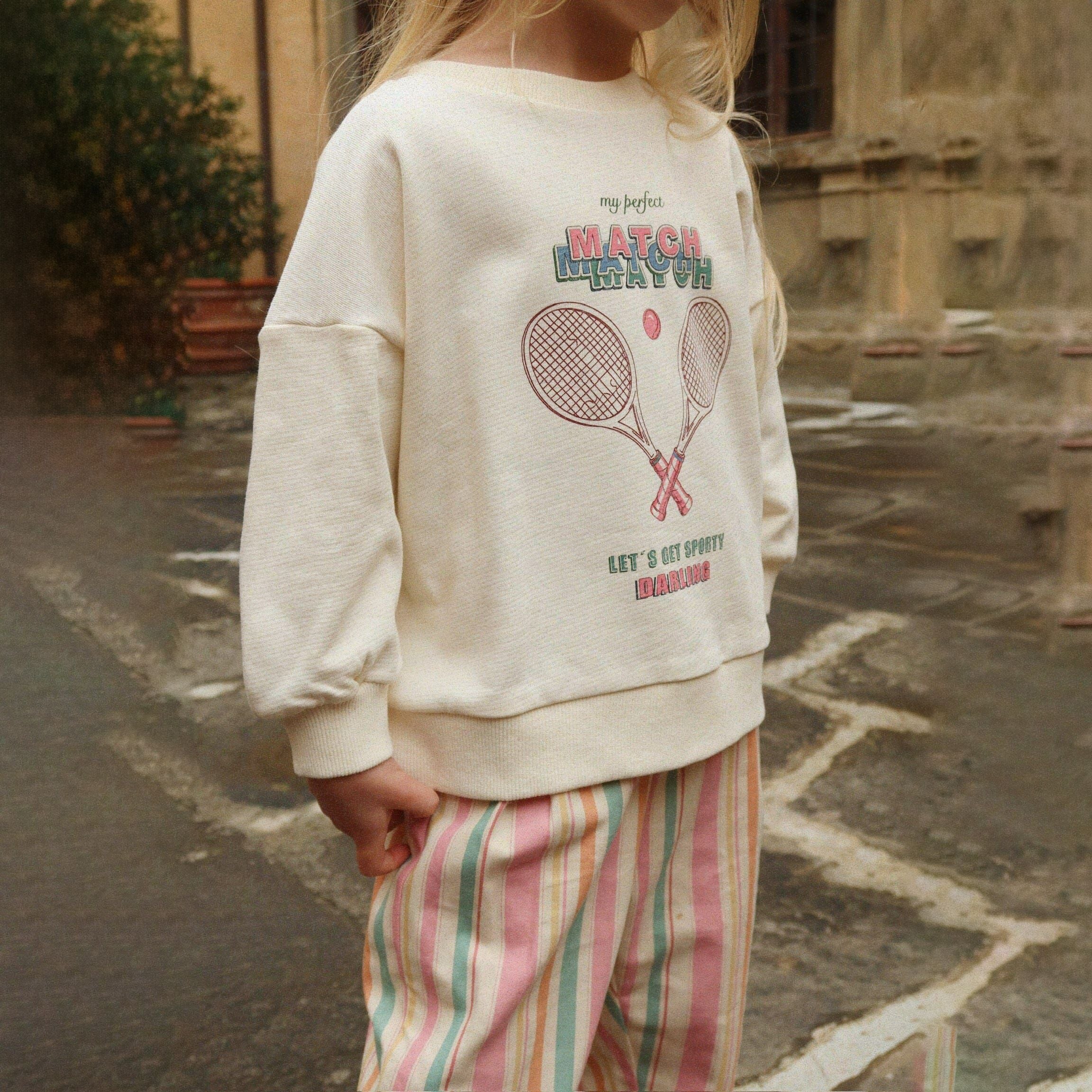 Konges Sløjd-Girl Frankie Pants Gots Miami Stripe