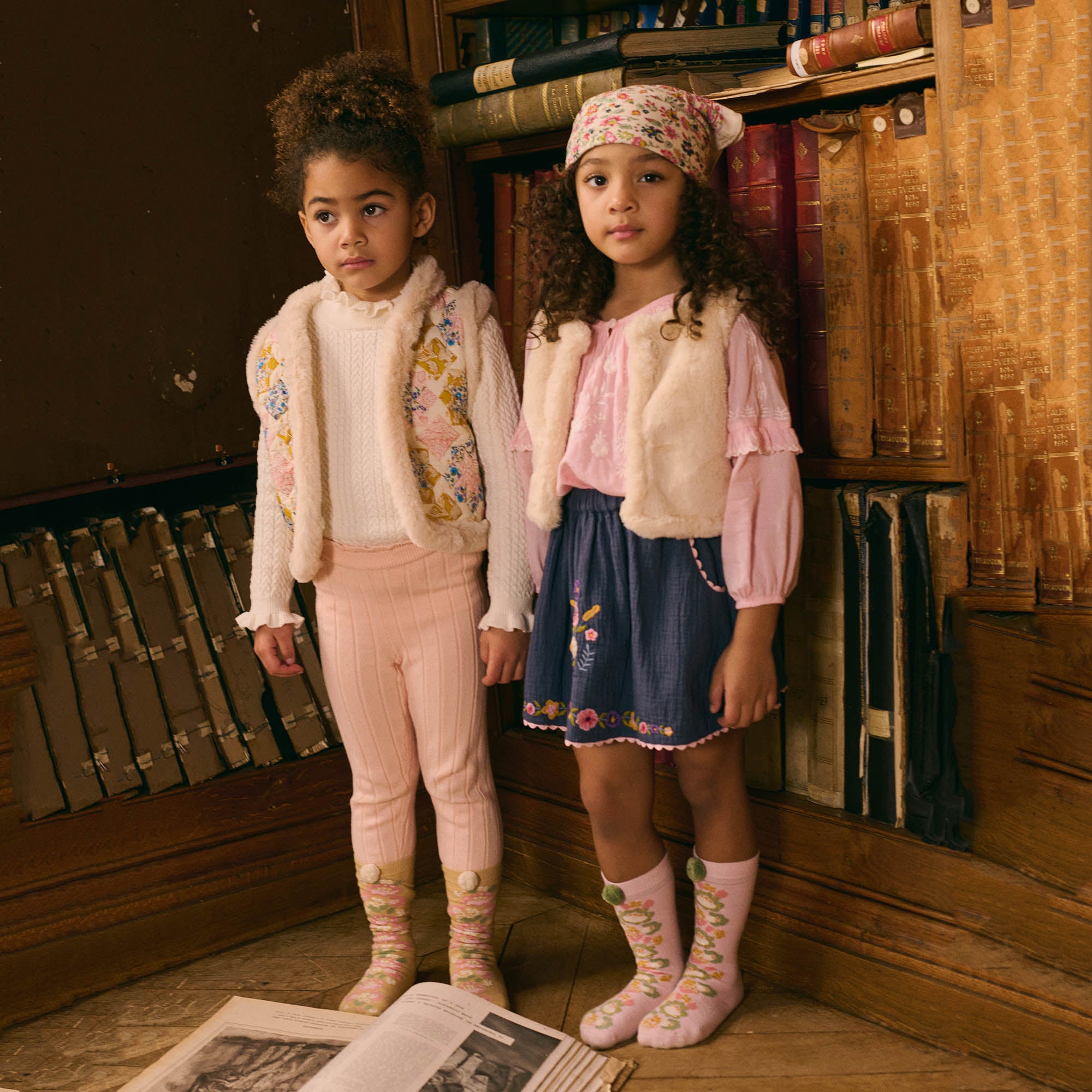 Louise Misha-Girls Blush Socks Chelie