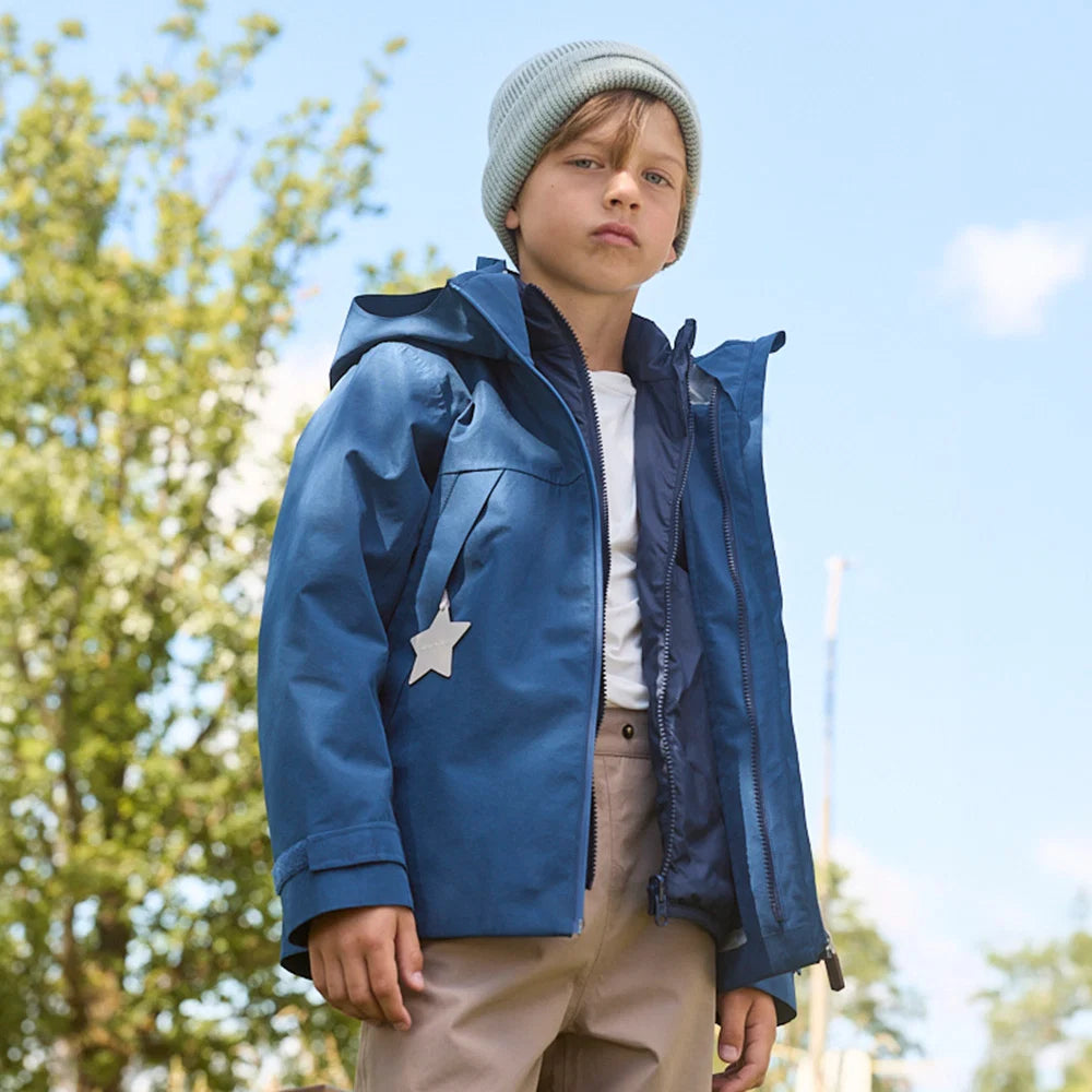 Mini A Ture-MATTITAN 3-in-1 shell jacket. GRS Insignia blue