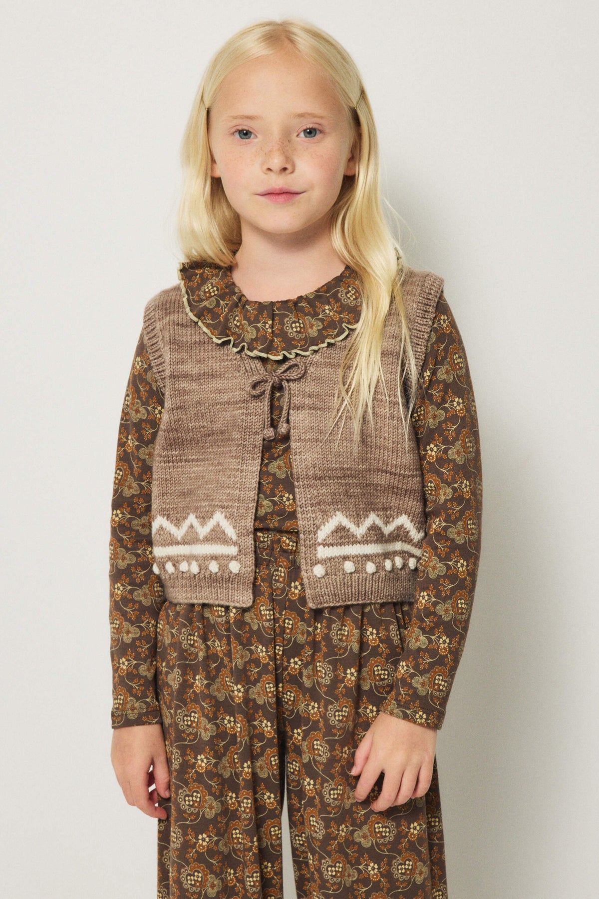 Misha & Puff-Zig Zag Vest Brut