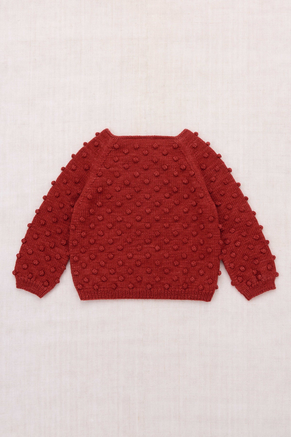 Misha & Puff-Original Popcorn Sweater Garnet
