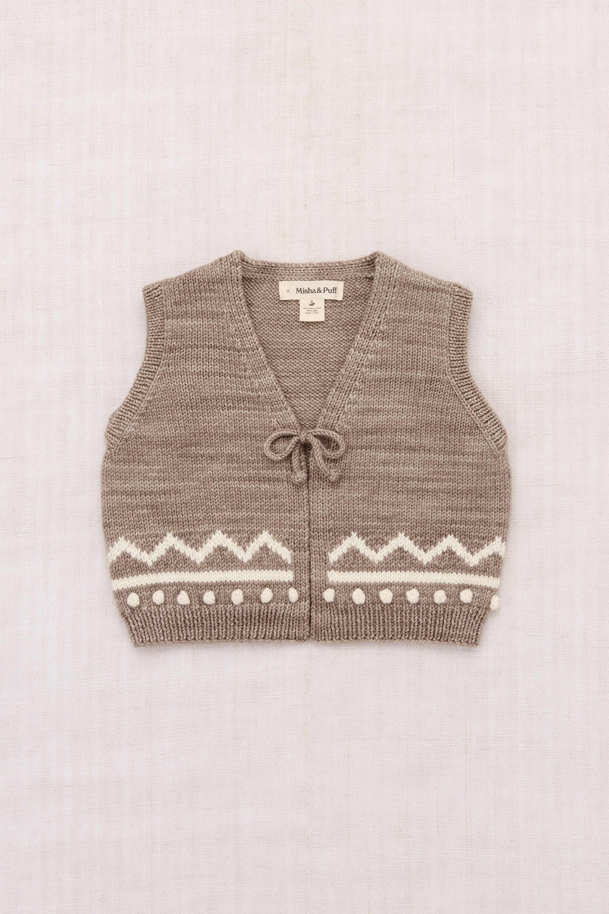 Misha & Puff-Zig Zag Vest Brut