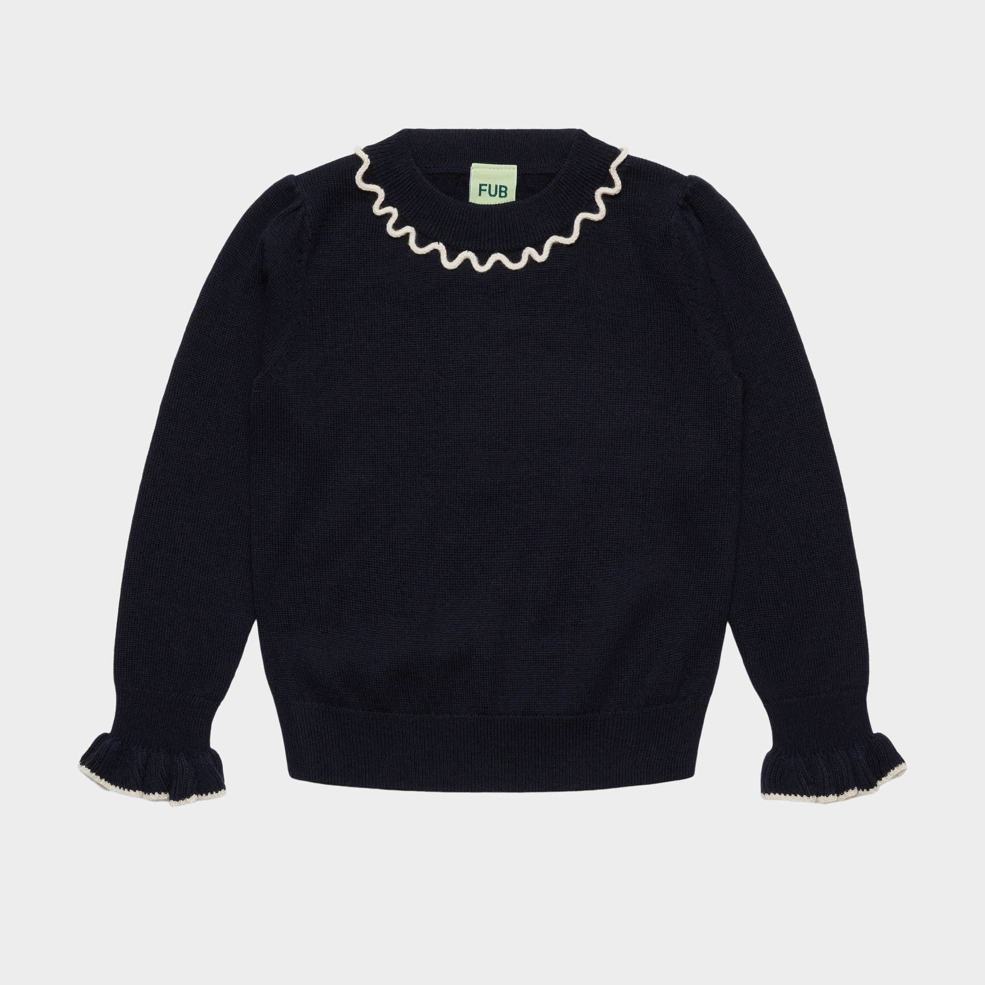 FUB-Frill Jumper Dark Navy