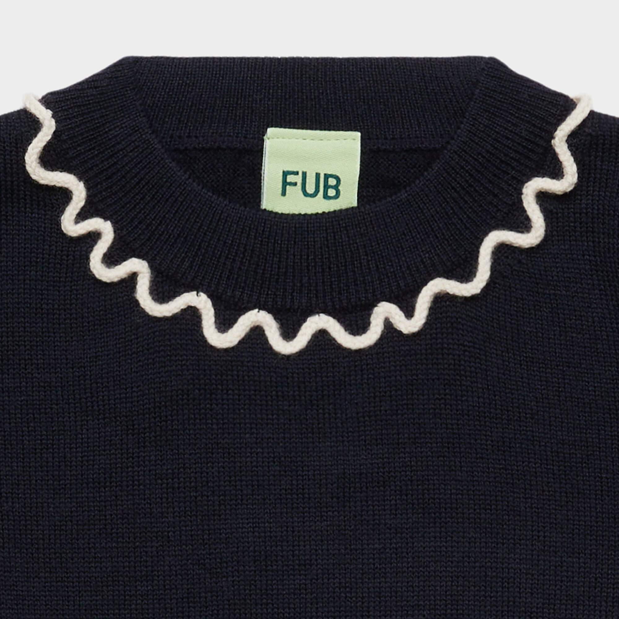 FUB-Frill Jumper Dark Navy