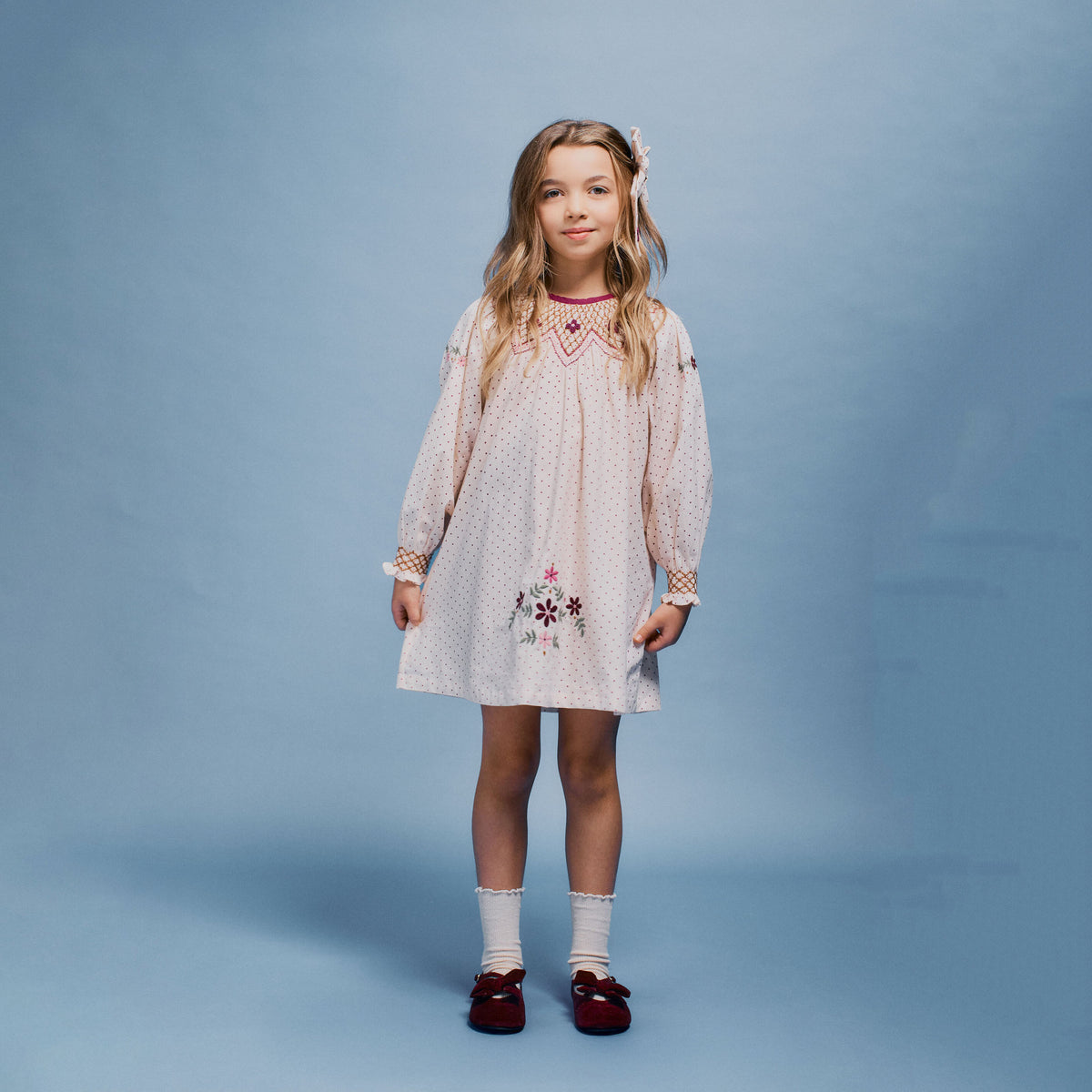 Bebe Organic-Scarlet Dress Vintage Dots