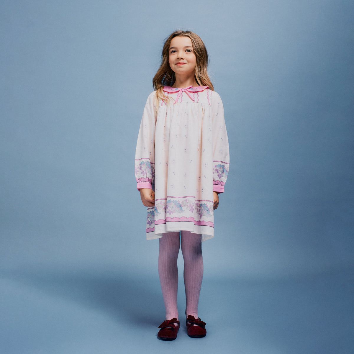 Bebe Organic-Ada Girls Dress Nostalgic Florals