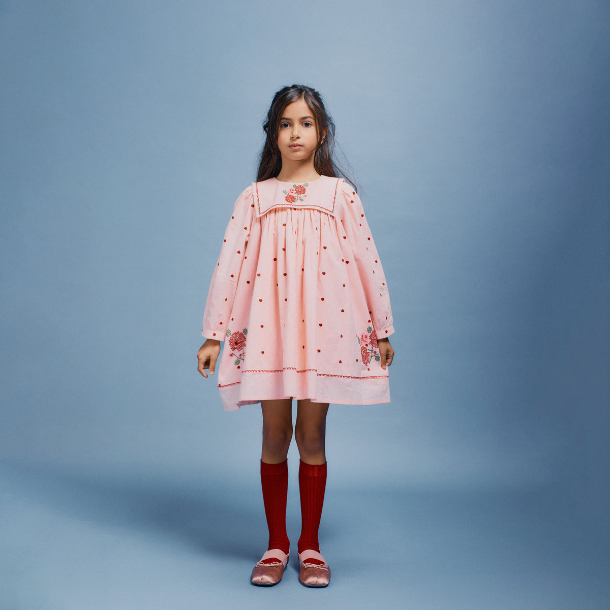 Bebe Organic-Rose Dress We Heart Roses