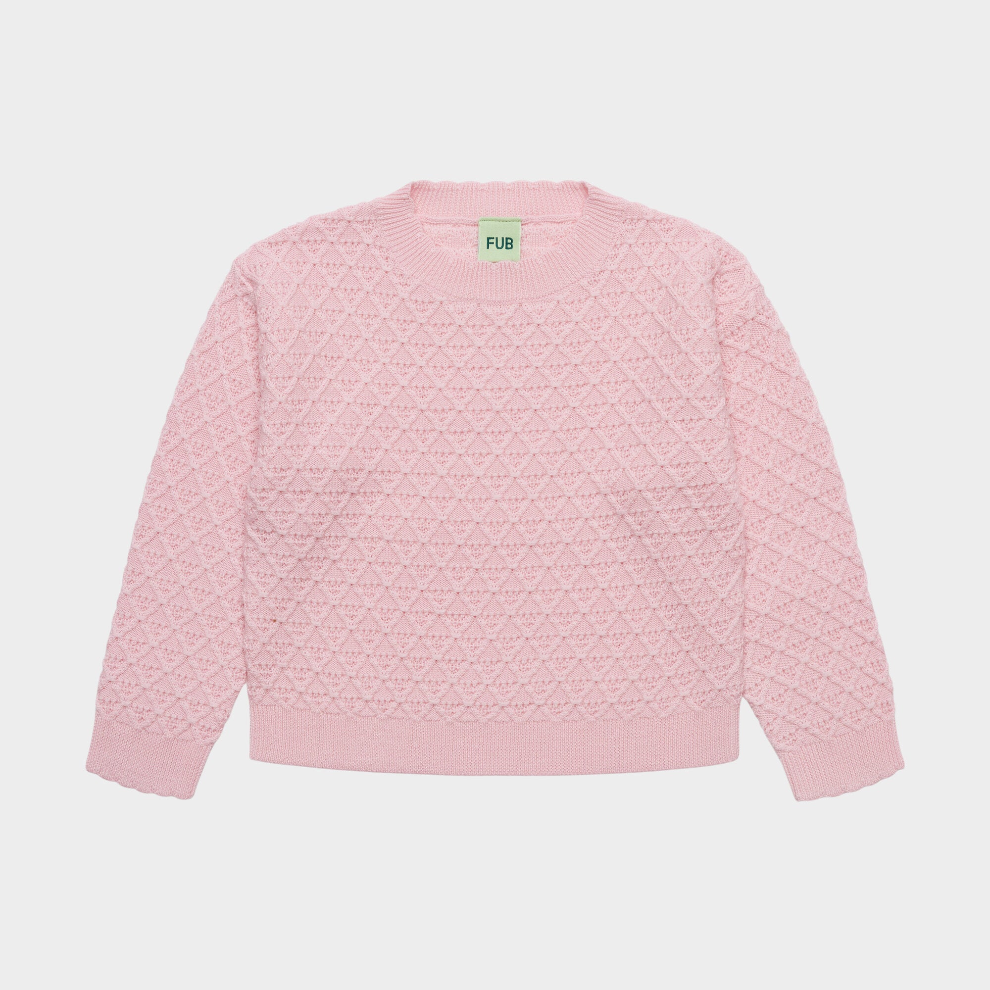 FUB-Structure Sweater Rose Quartz