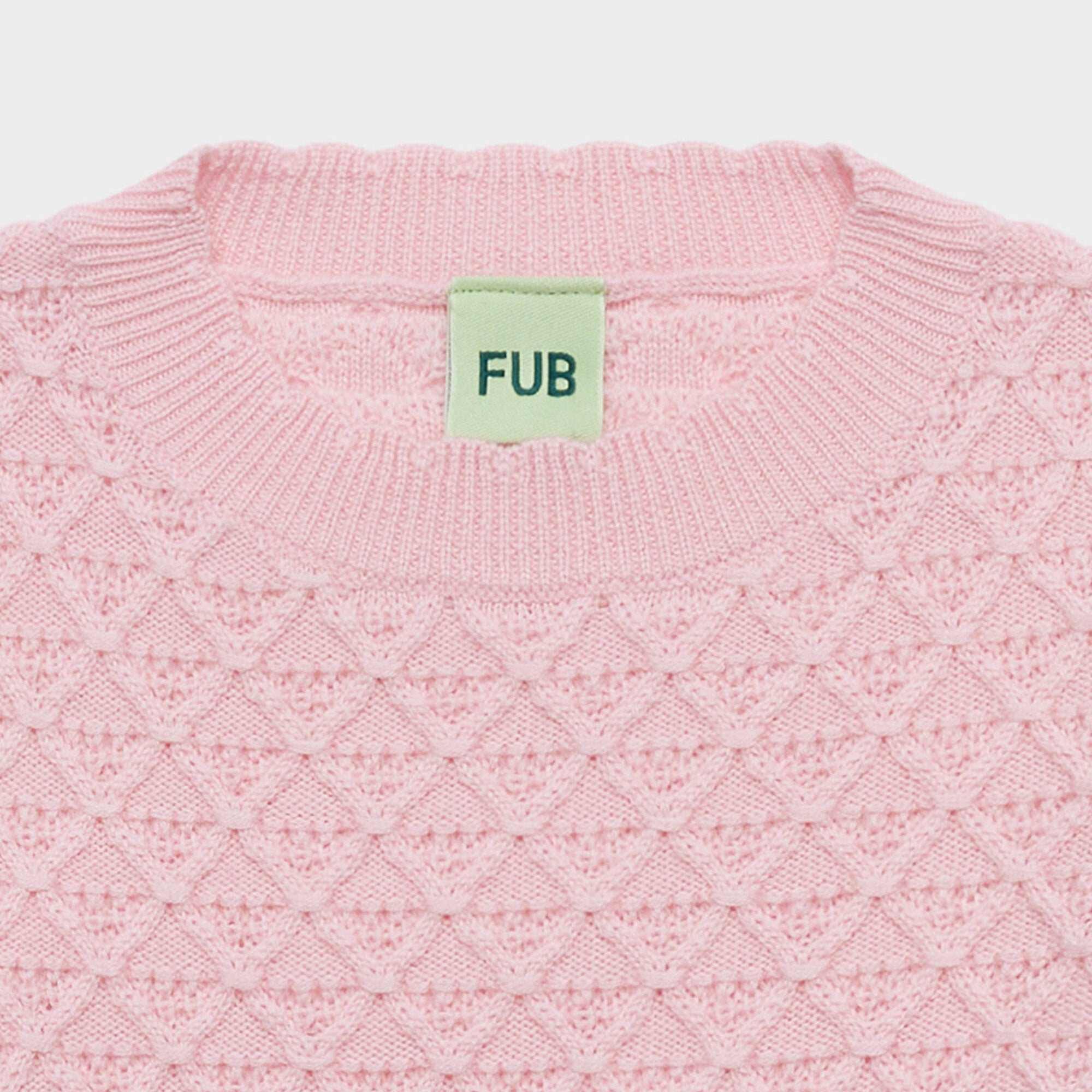FUB-Structure Sweater Rose Quartz