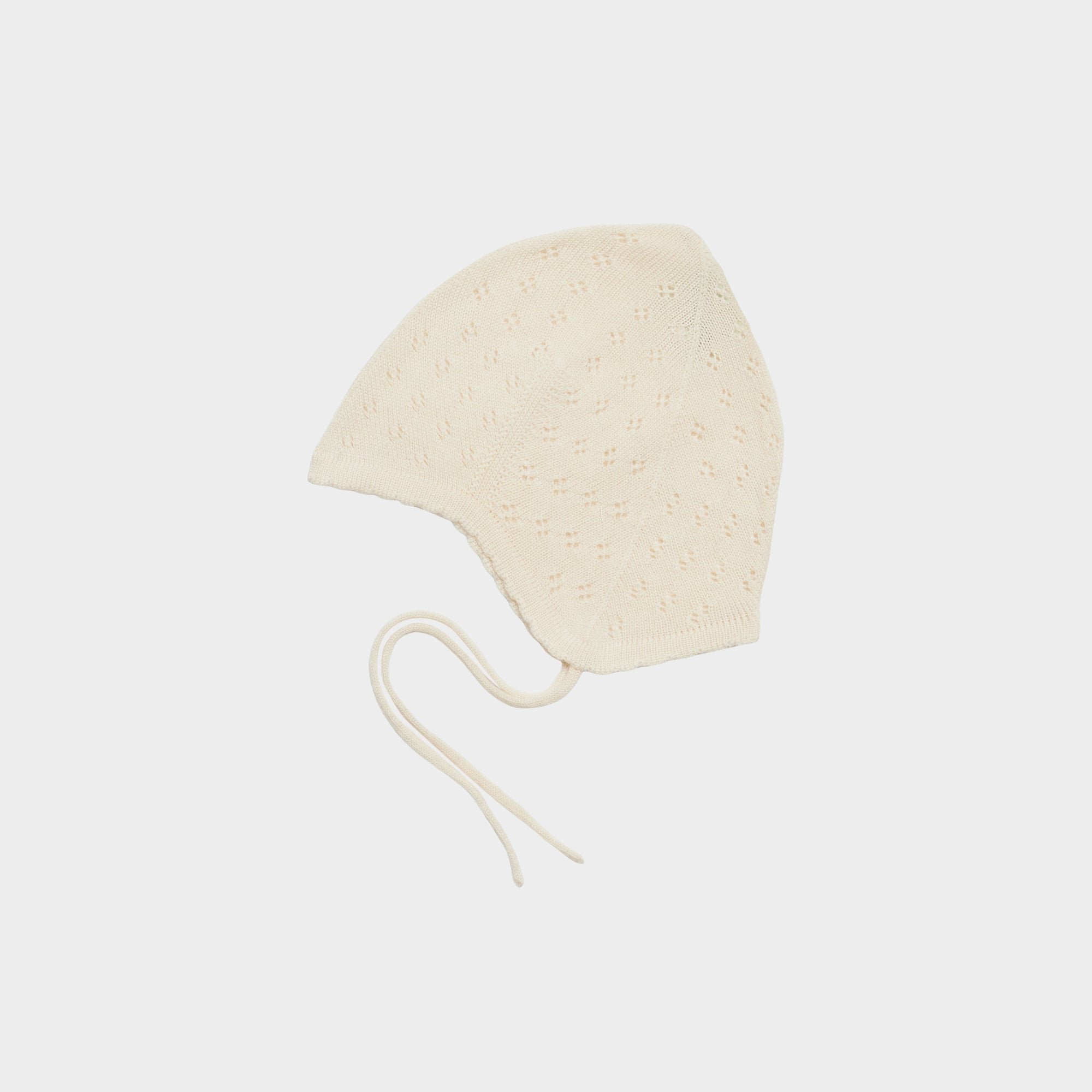 FUB-Baby Pointelle Hat Ecru