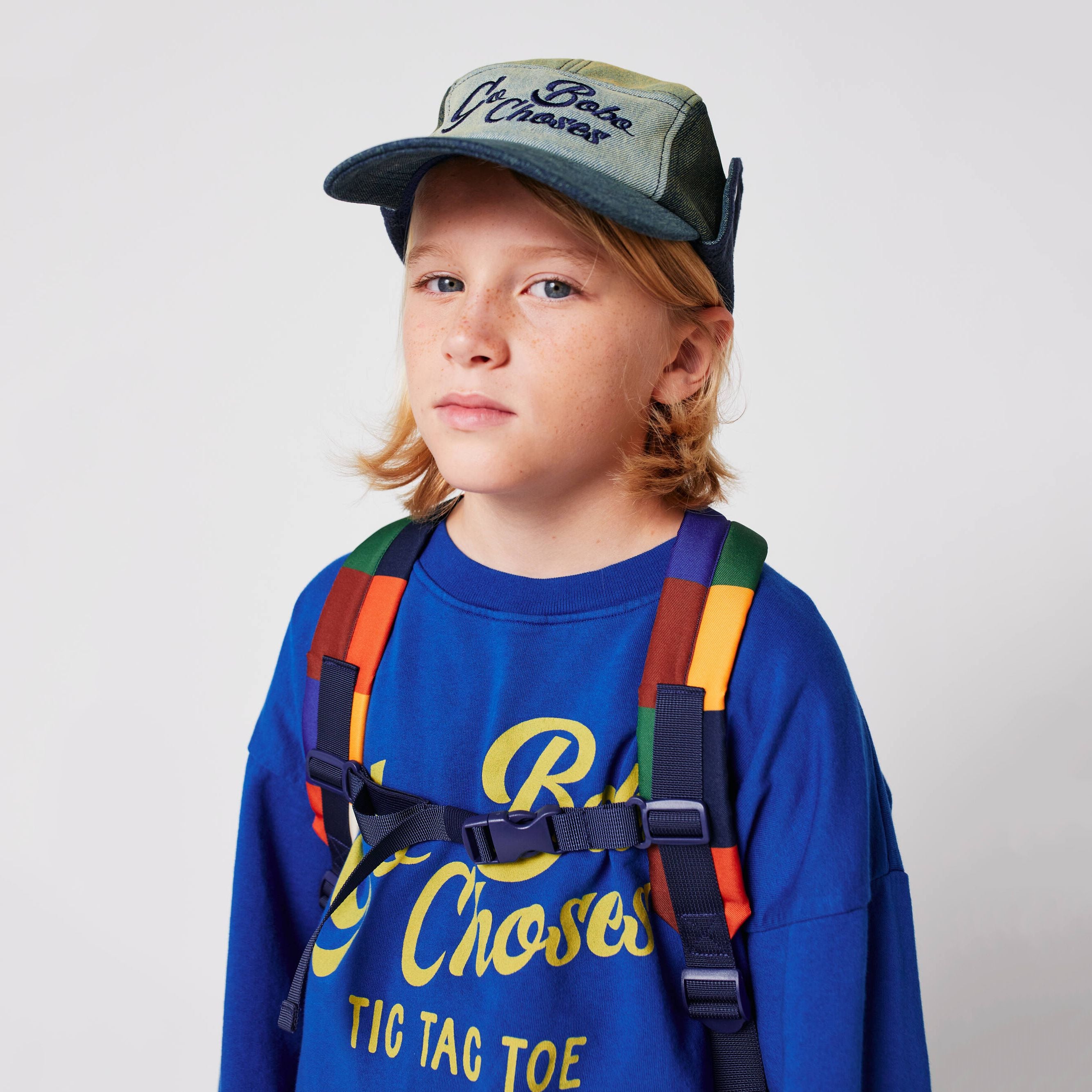 Bobo Choses-Go Bobo Denim Winter Cap