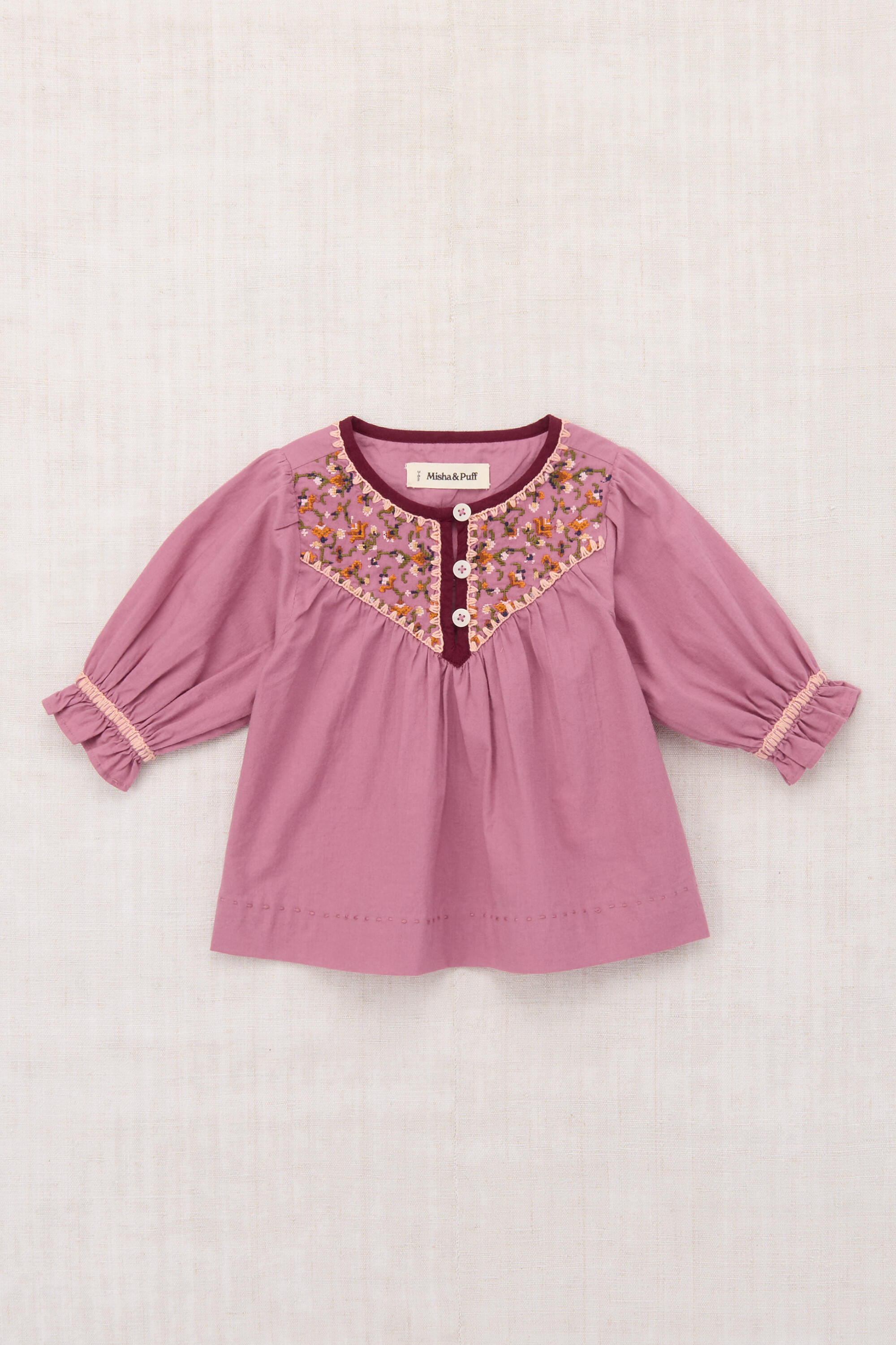 Misha & Puff-Baby Betina Dress Antique Rose
