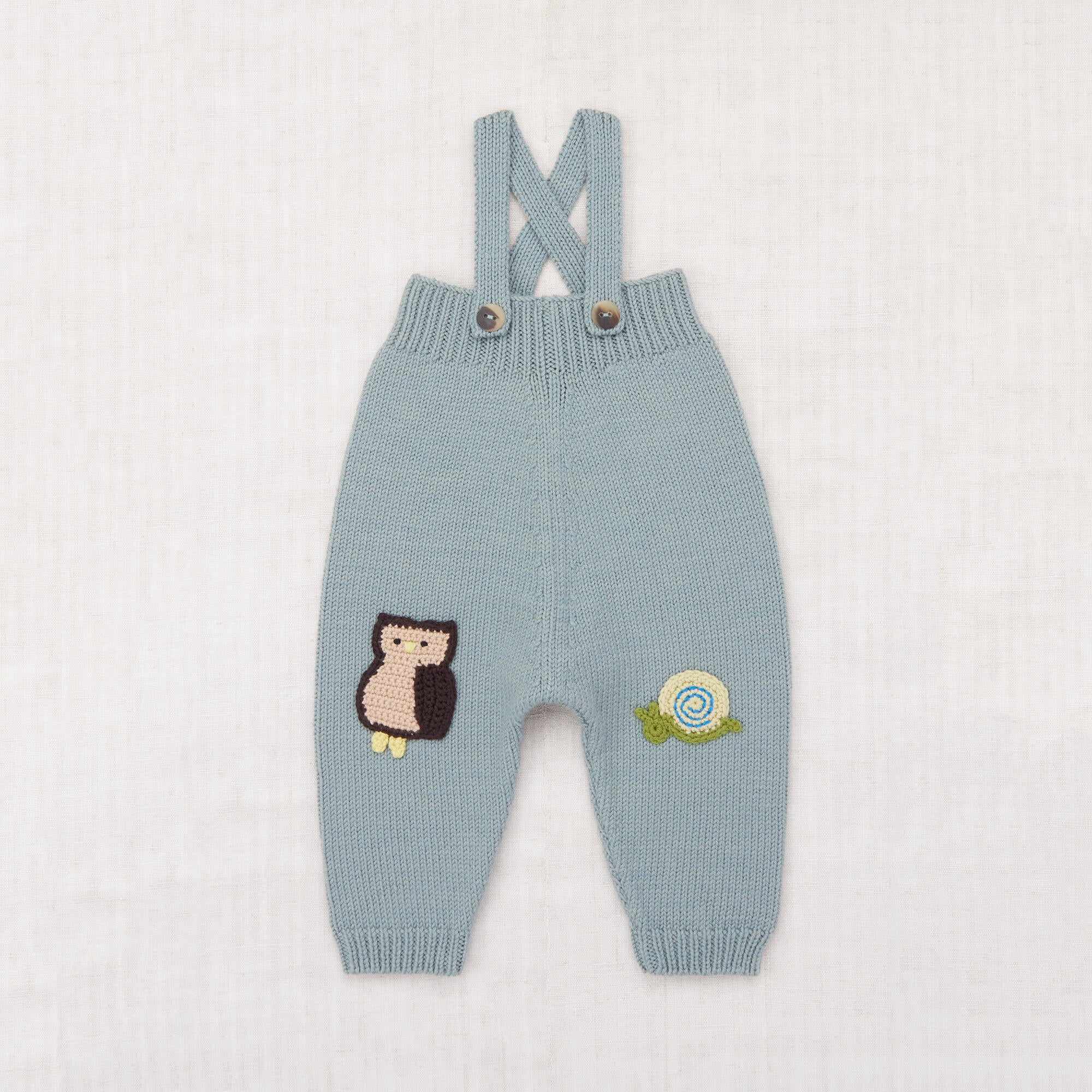 Misha & Puff-Baby Meadow Overall Overcast