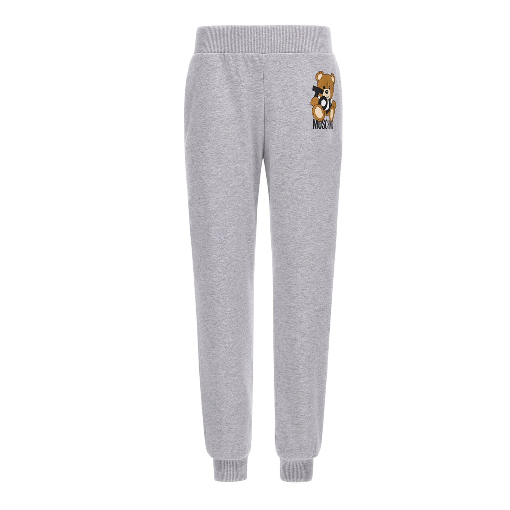 Moschino-SWEATPANTS W TOY BEAR LOGO PRINT