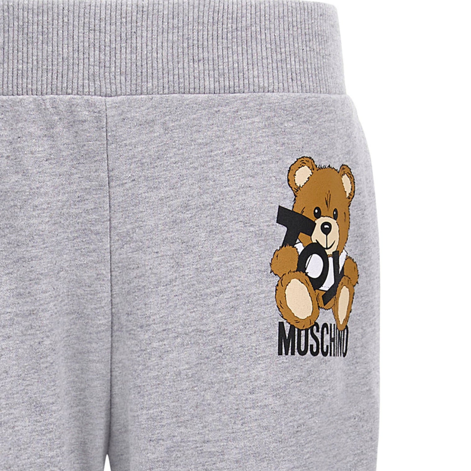 Moschino-SWEATPANTS W TOY BEAR LOGO PRINT