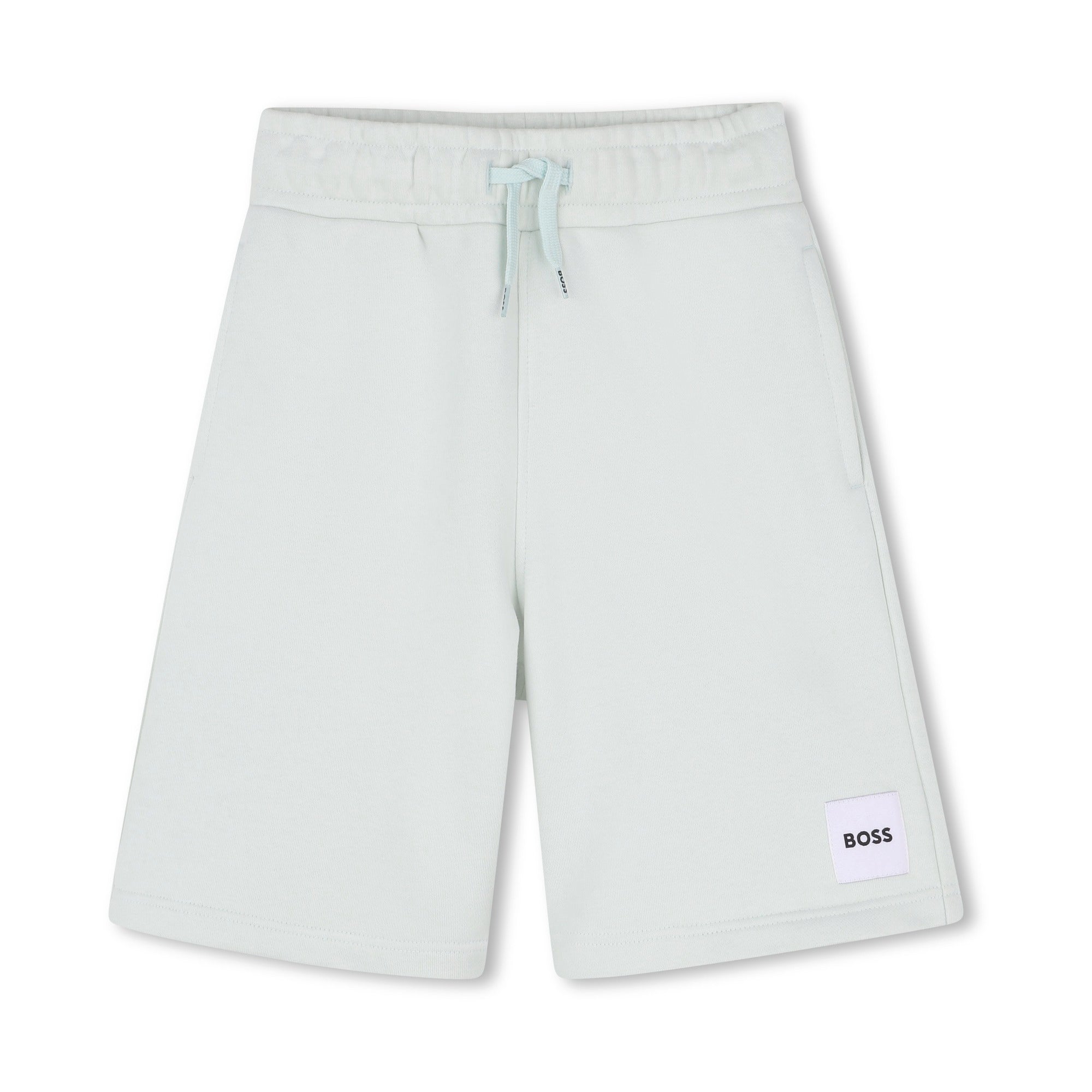 Boss-Jogging Shorts In Fleece Sprout Green