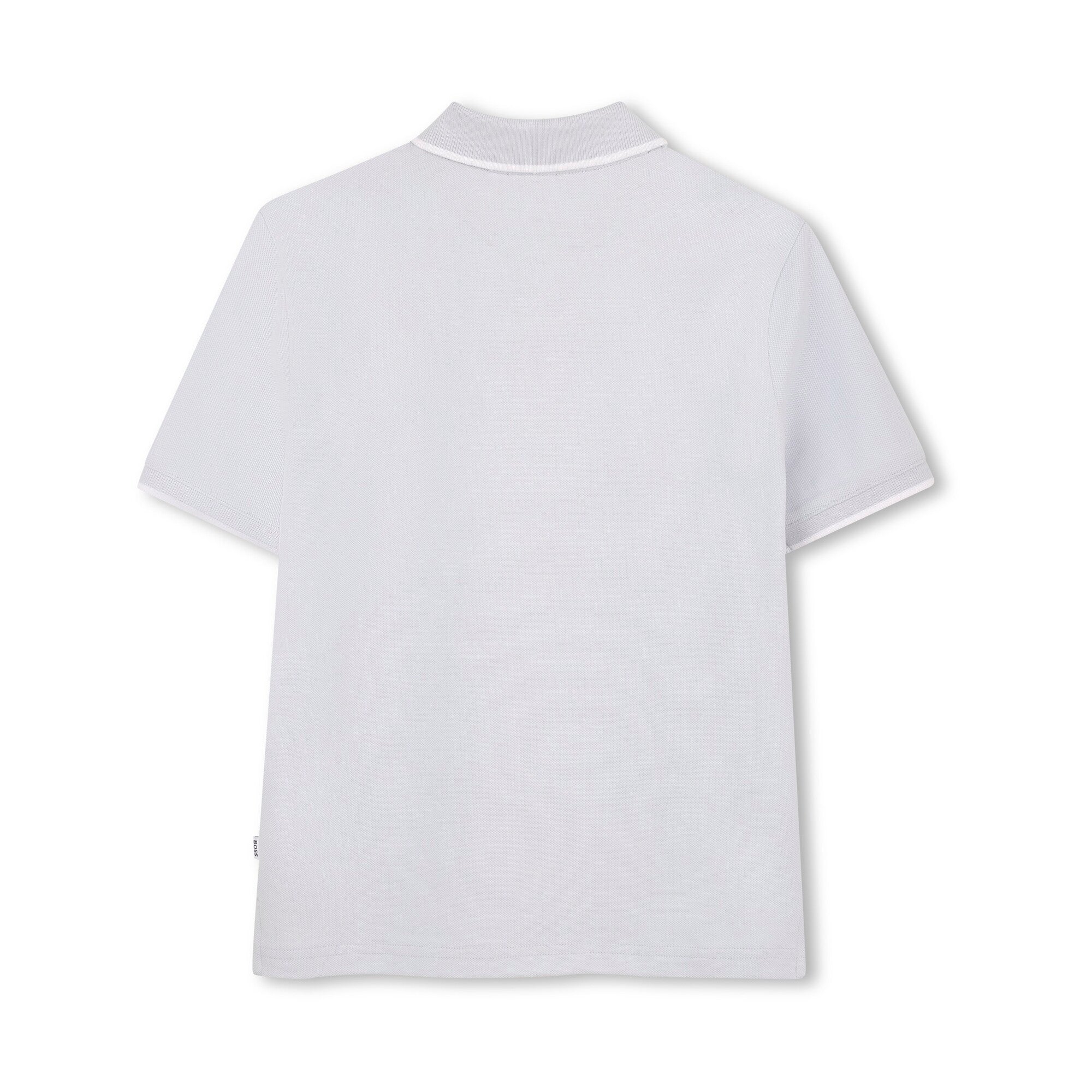 Boss-Piqu  Polo Shirt Pale Blue