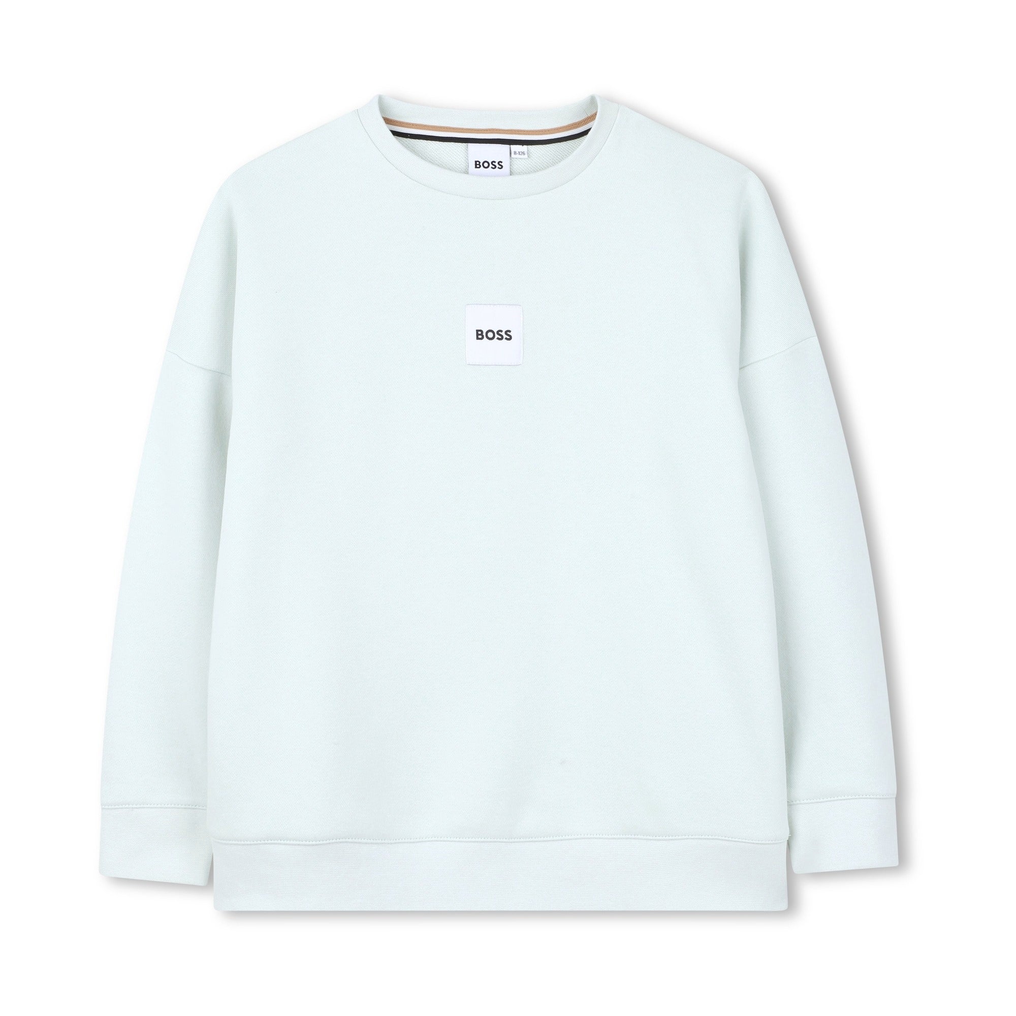 Boss-Sweatshirt In Fleece Sprout Green