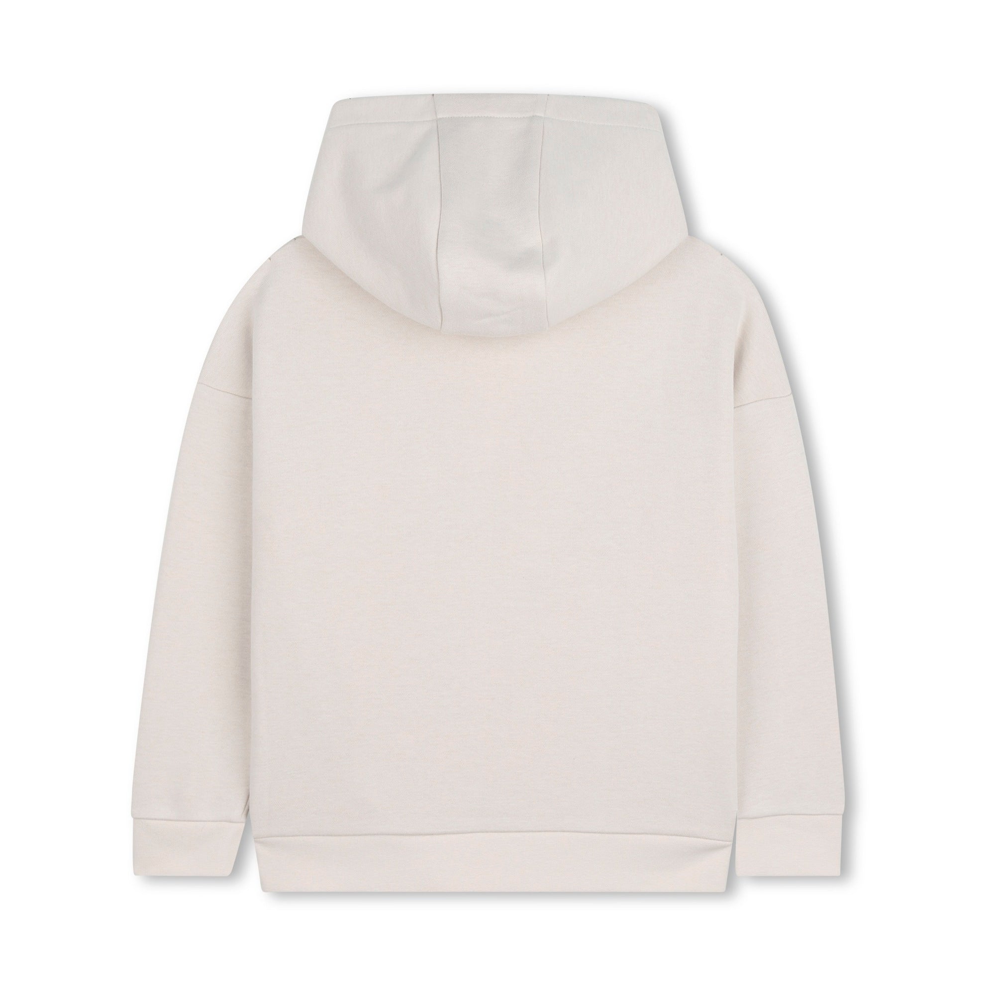 Boss-Hooded Sweatshirt In Fleece Sand