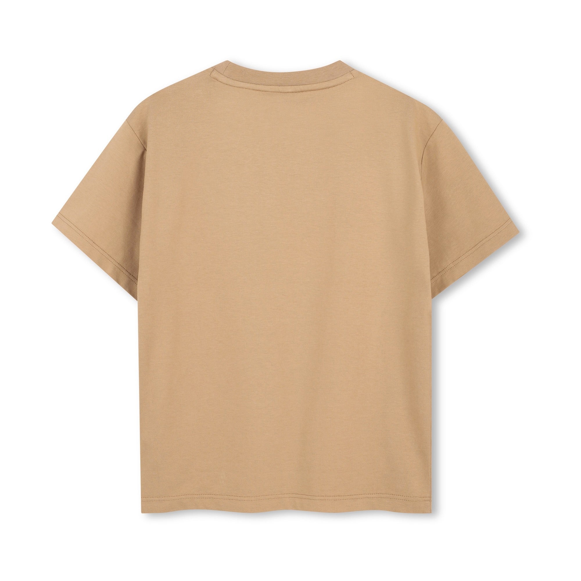 Boss-Cotton Jersey Short Sleeves T-Shirt Dark Stone