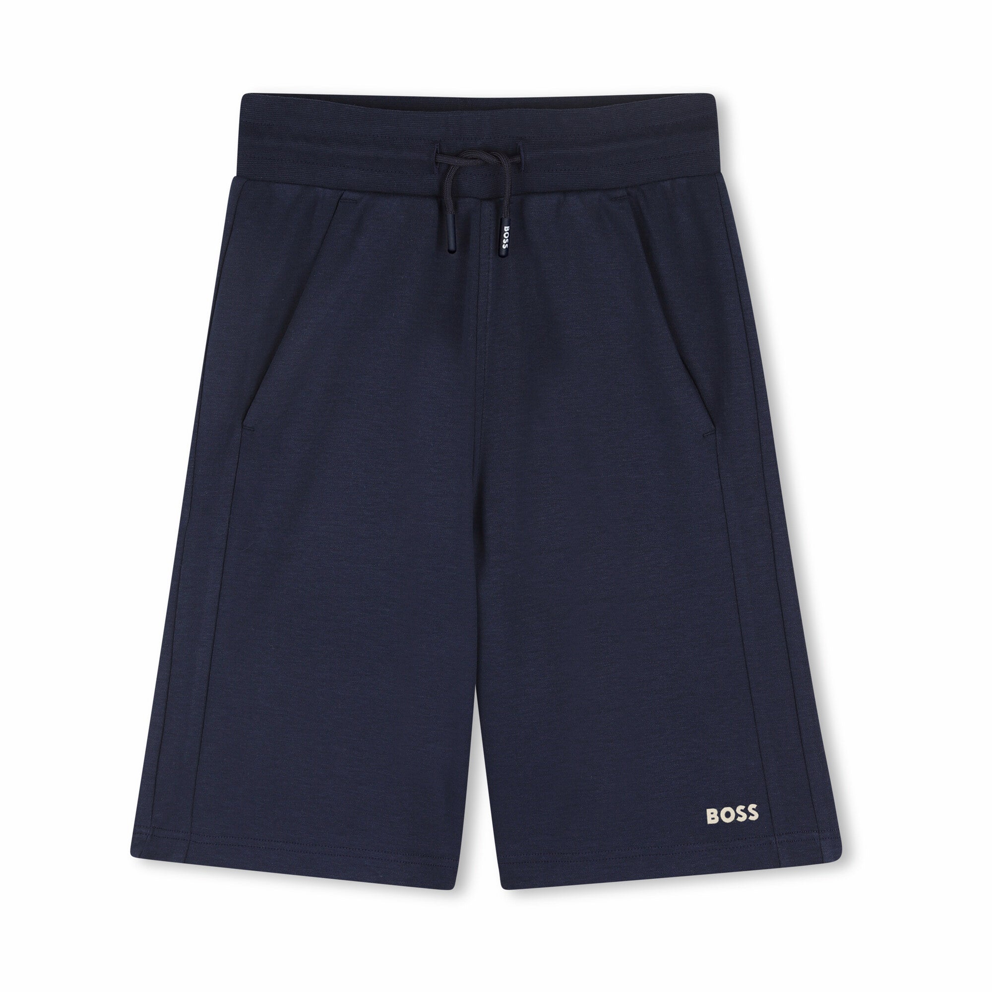 Boss-Polo Shirt And Bermuda Shorts In Cotton-Elastane Piqu Sand