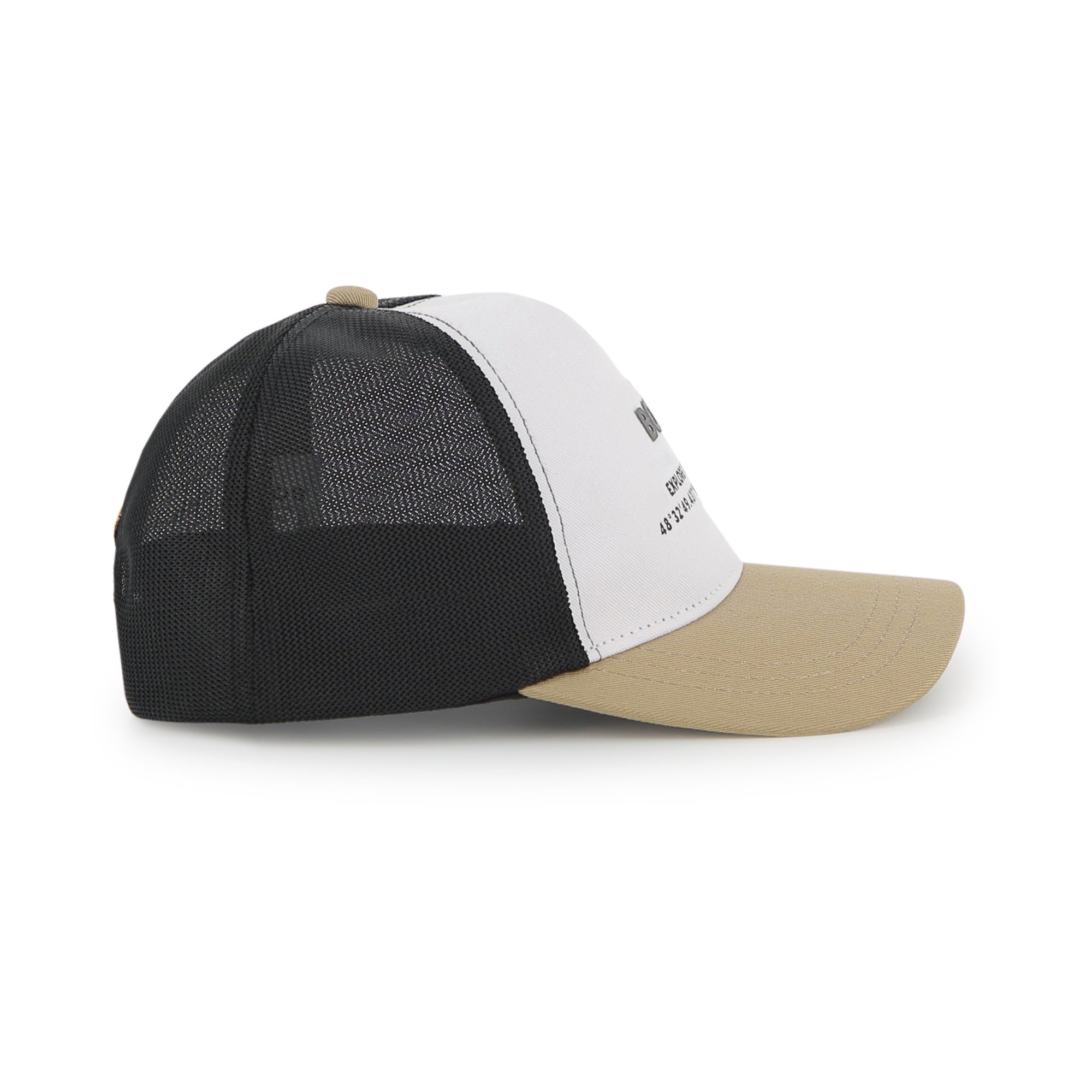 Boss-Cap In Cotton Twill Dark Stone