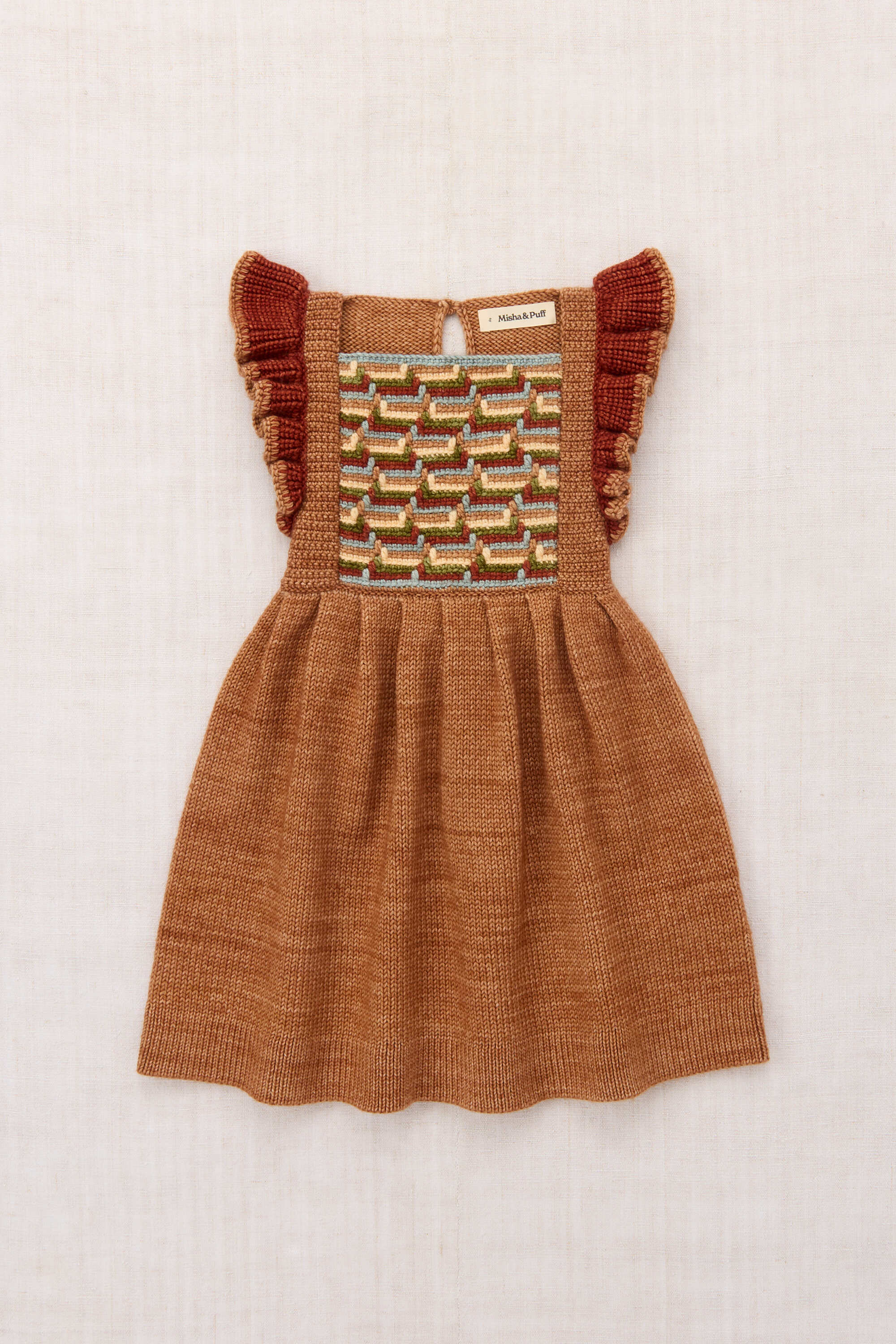 Misha & Puff-Stair Step Dress Rose Gold