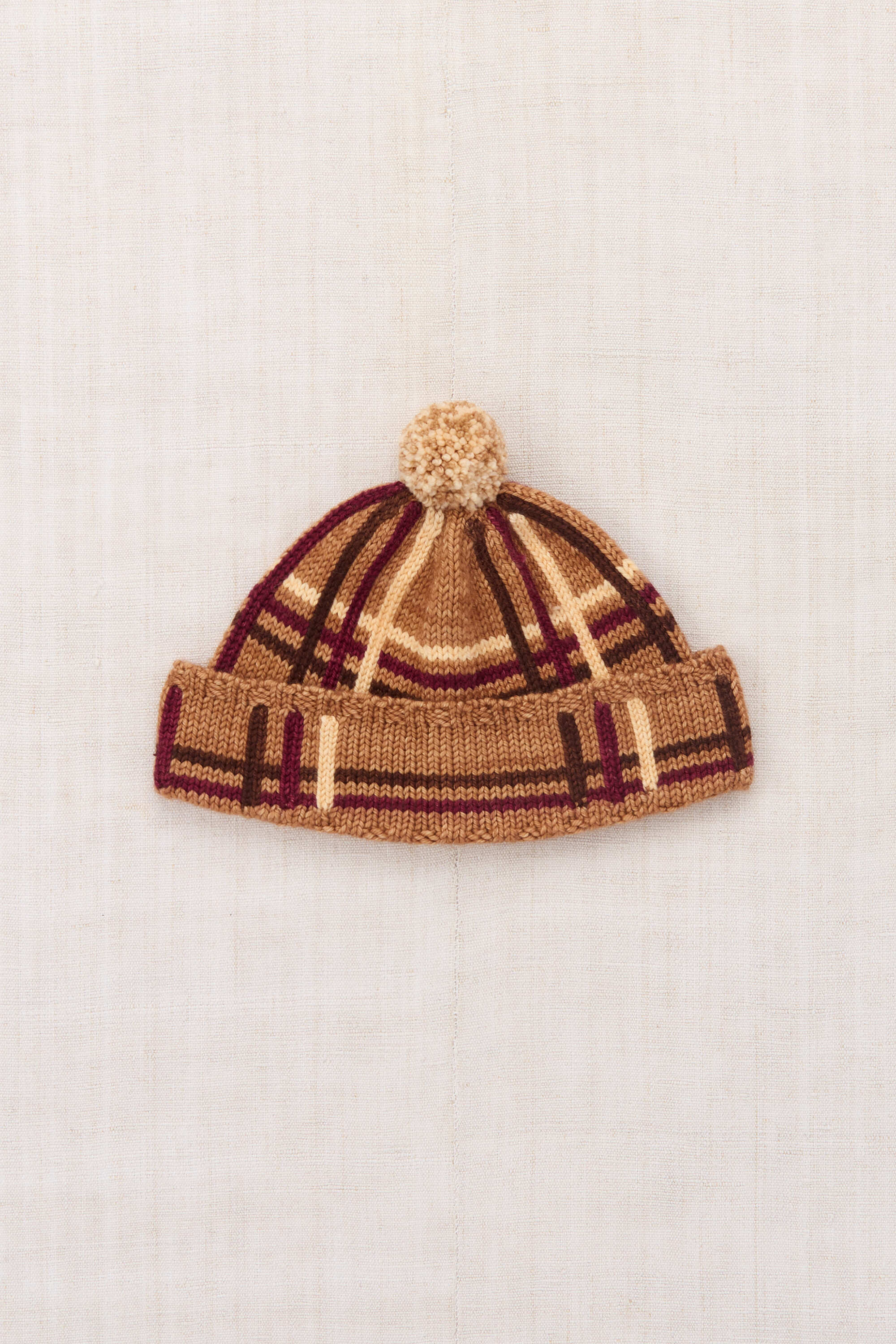 Misha & Puff-Plaid Cap Rose Gold