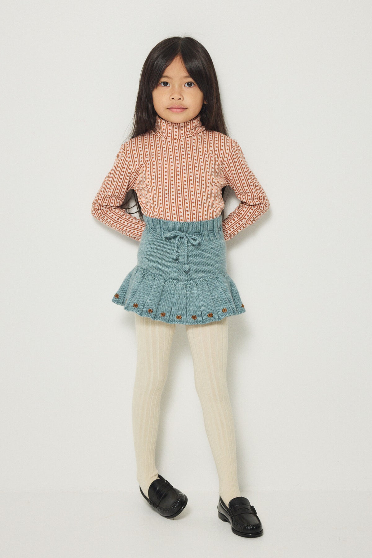 Misha & Puff-Étoile Skating Pond Skirt Slate