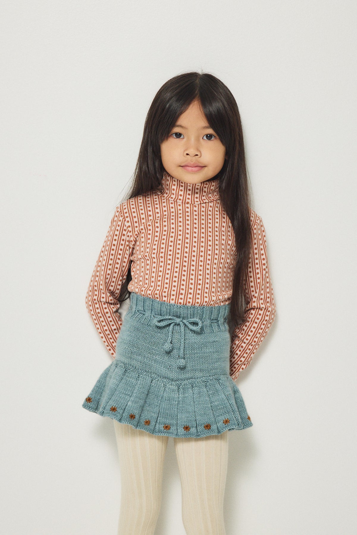 Misha & Puff-Étoile Skating Pond Skirt Slate